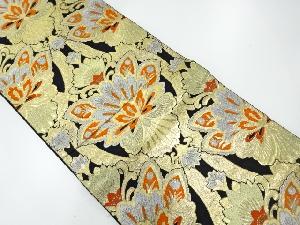 アンティーク　唐花模様織出し袋帯（着用可）